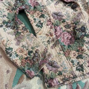 VINTAGE Floral Tapestry Women's Jacket